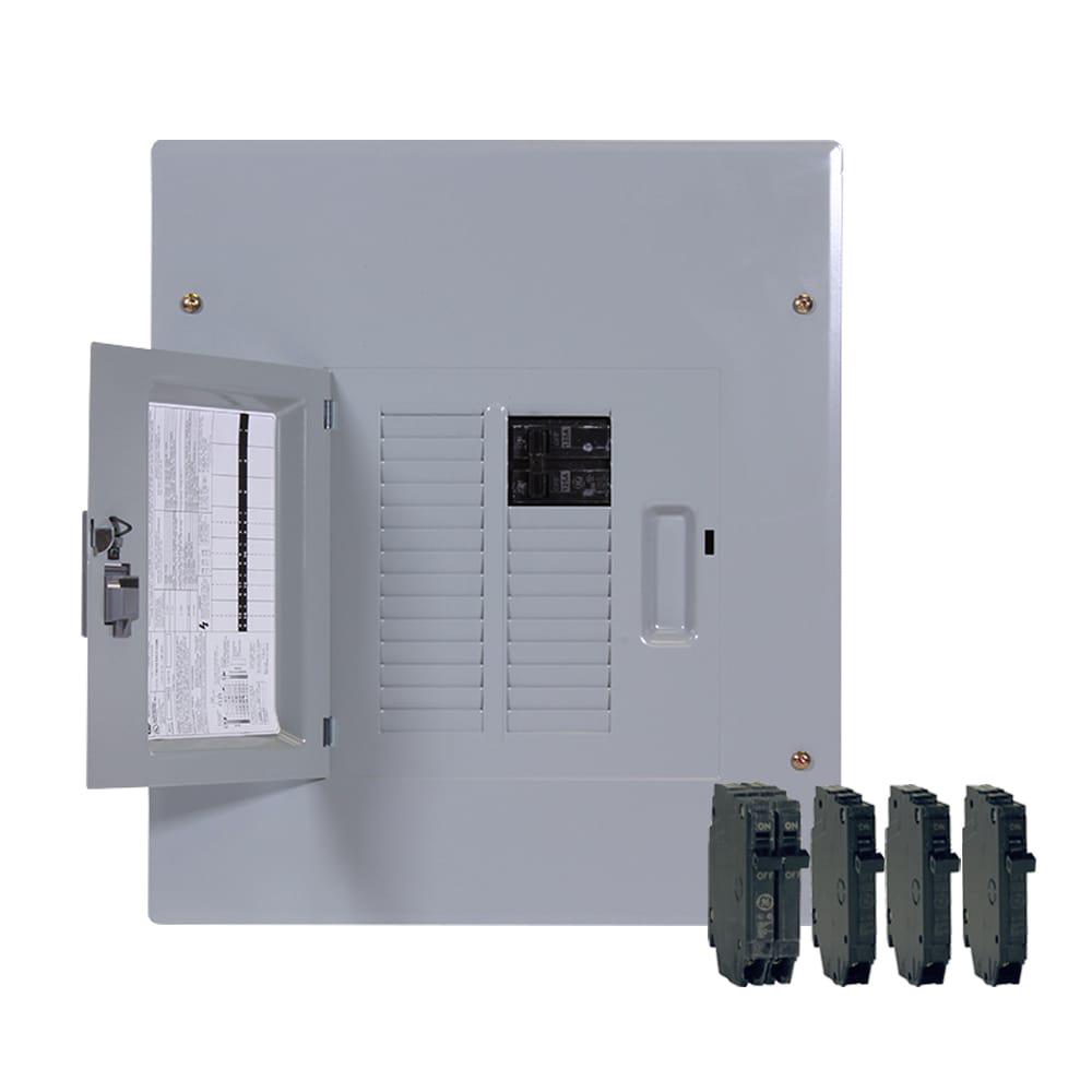 GE GE PowerMark Gold 125-Amp 12-Spaces 22-Circuit Indoor Main Breaker Load Center (Value Pack)