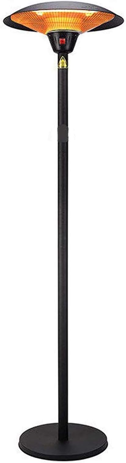 GaoFan 2100W Outdoor Patio Heater,Electric Infrared Heater, Three Adjustable Power Level Double Halogen Fire Tubes Heating