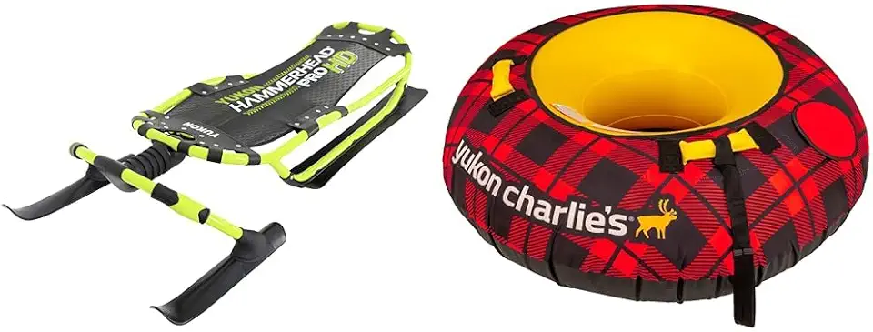 Hammerhead Pro HD Sled | Single Rider, Speed and Steering Control, 52-inch x 22-inch