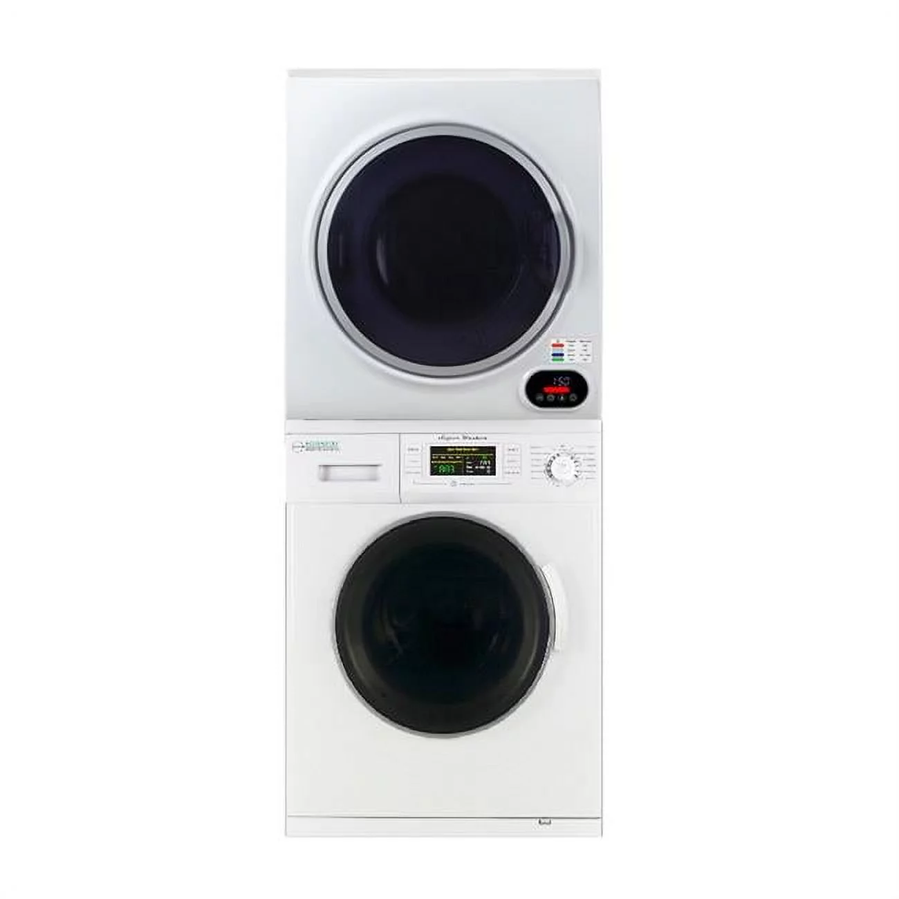 Stackable Washer and Compact Short Dryer