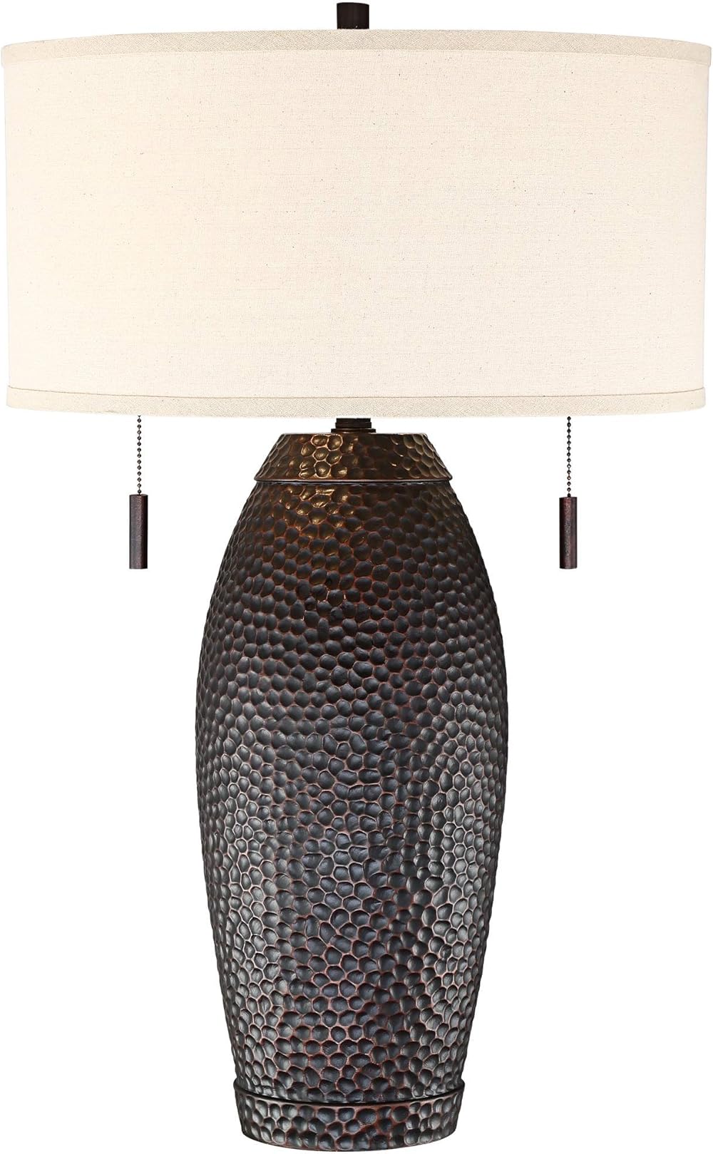 Franklin Iron Works Noah Rustic Farmhouse Industrial Vintage Table Lamp with USB Charging Port 31