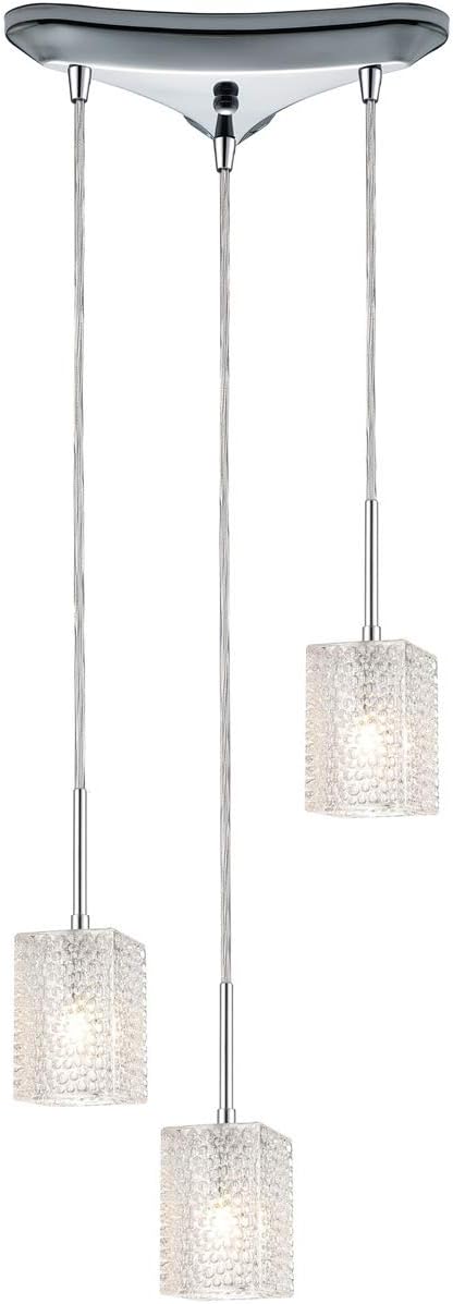 17434/3 Pendant Light, Polished Chrome