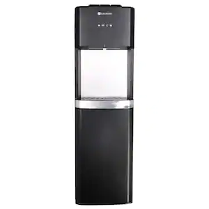 Glacier Bay Matte Black and Stainless Steel Bottom Load Water Dispenser