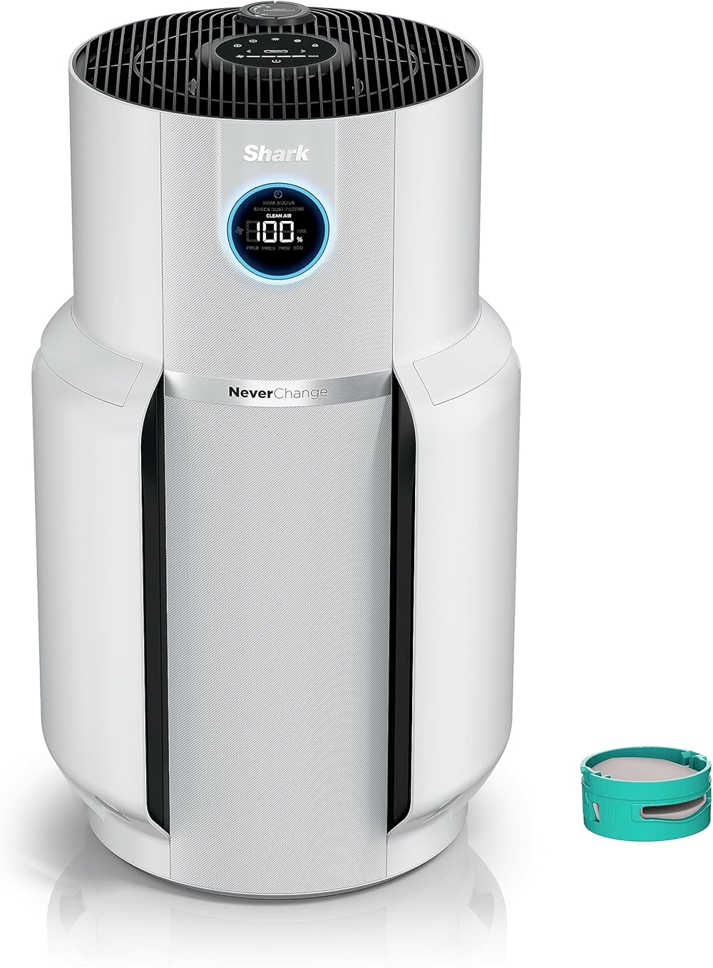Shark NeverChange Whole Home Air Purifier with 5 Year HEPA Air Filtration, Covers Up To 1400 Sq Ft,Odor Neutralization and Clean Sense Technology, Removes Dust, Allergens, Pollutants, HP302