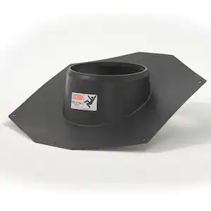 EZ Tubular Skylight 10 in. Asphalt Flashing