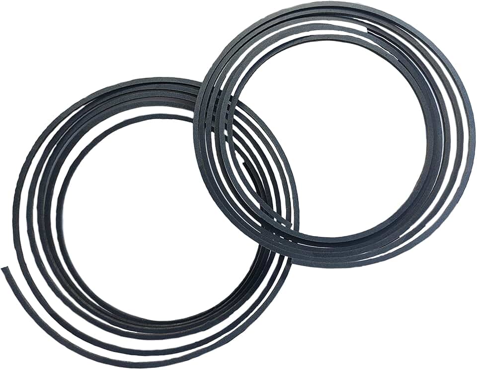 Tip Seal Repair Kit for Edwards XDS35i Dry Scroll Pumps, Alternative Lab Pump Accessories for Edward P/N A730-01-801, Dark Gray, One Set (2 pcs)