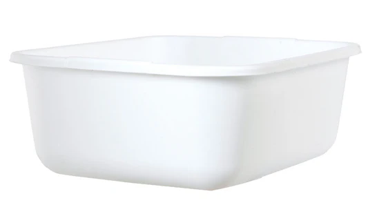 RubbermaidRubbermaid White Plastic Twin Sink Dishpan 14.45 L x 12.55 W in.