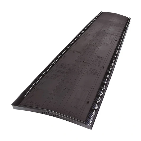 PRIMESOURCE BUILDING PRODUCTS INCGAF Cobra 0.875 in. H x 11.5 in. W x 4 ft. L Black Plastic Roof Vent (Pack of 10)