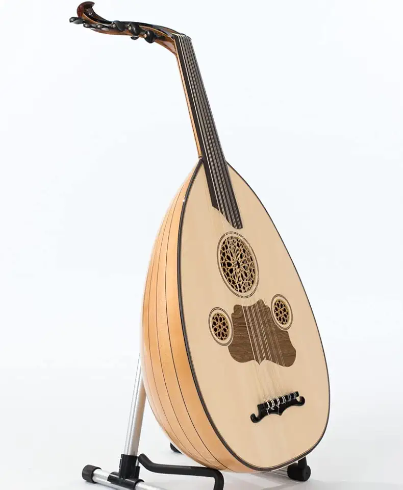 Hand made Turkish Oud made of Premium Maple Wood with Soft Case & Kurschner Strings Installed