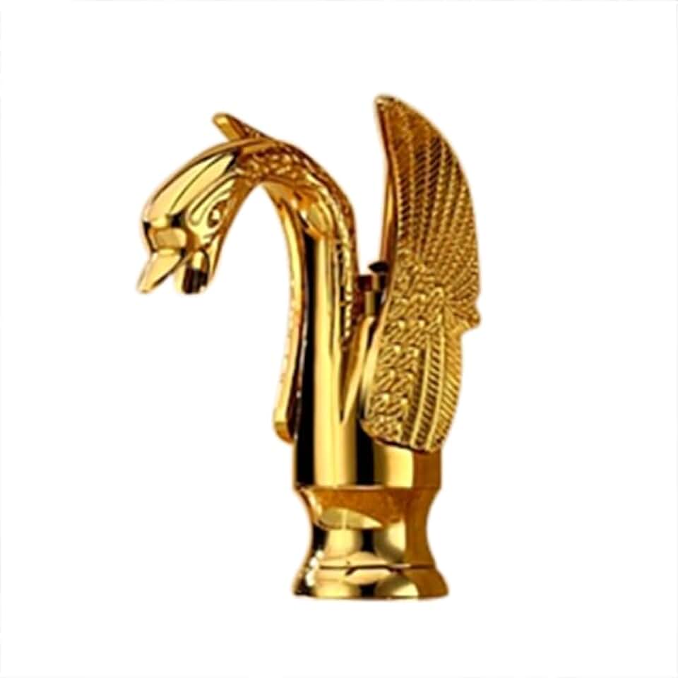 Verona Swan Gold Vanity Sink Faucet