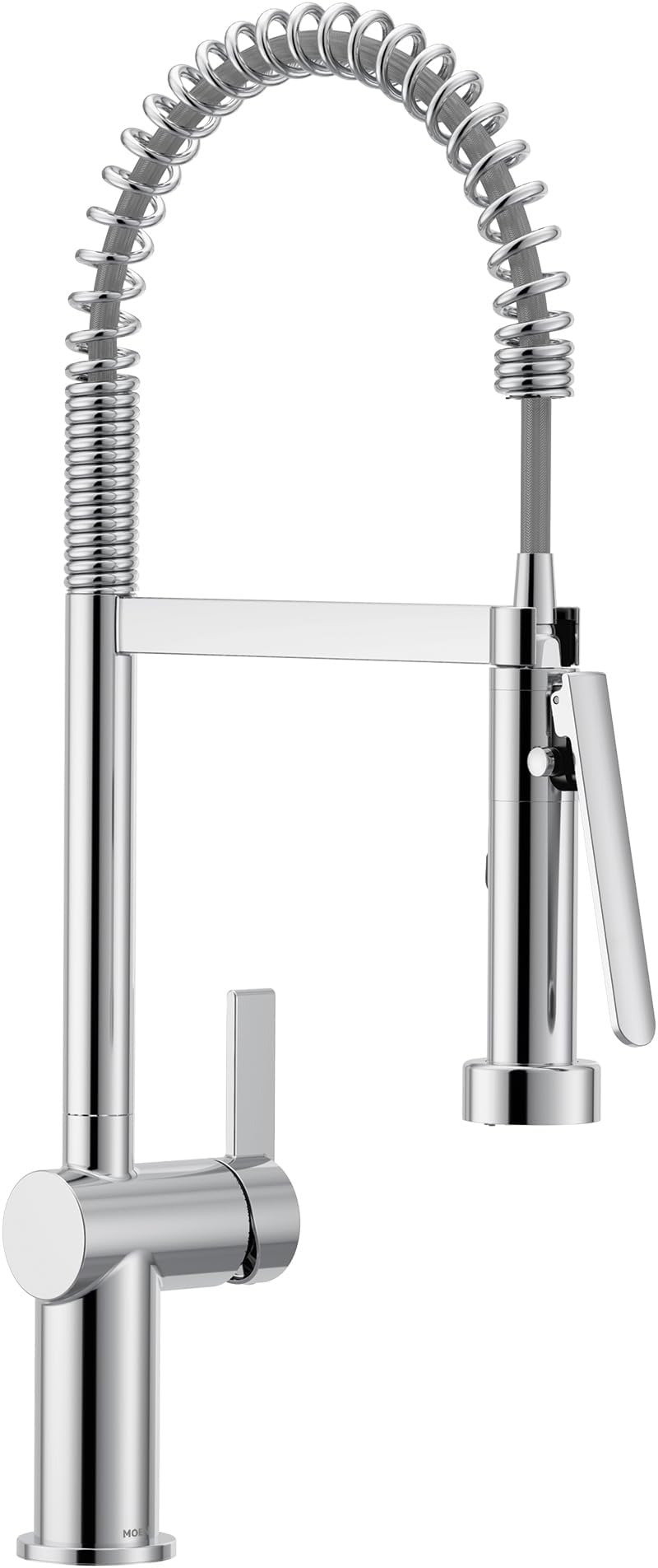 Moen CIA Chrome Pre-Rinse Spring Kitchen Faucet with PowerBoost Pro, 7822
