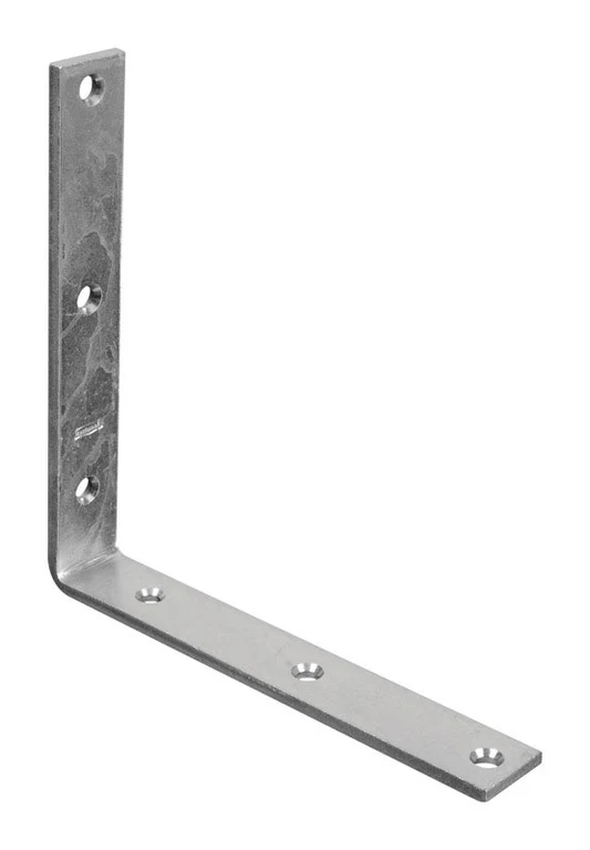 NATIONAL MFG SALES CONational Hardware 8 in. H X 1.25 in. W X 0.22 in. D Zinc-Plated Steel Inside Corner Brace
