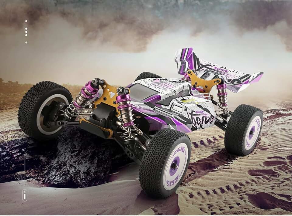 WLtoys High-Speed RC Car 124019 V2 1/12 4WD 55km/h High-Speed Off-Road Remote Control Drift Climbing RC Racing Car Adults,Kids Toys (124019 2200+3000)