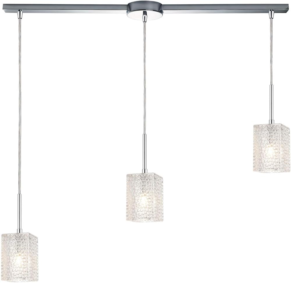 17434/3L Pendant Light, Polished Chrome