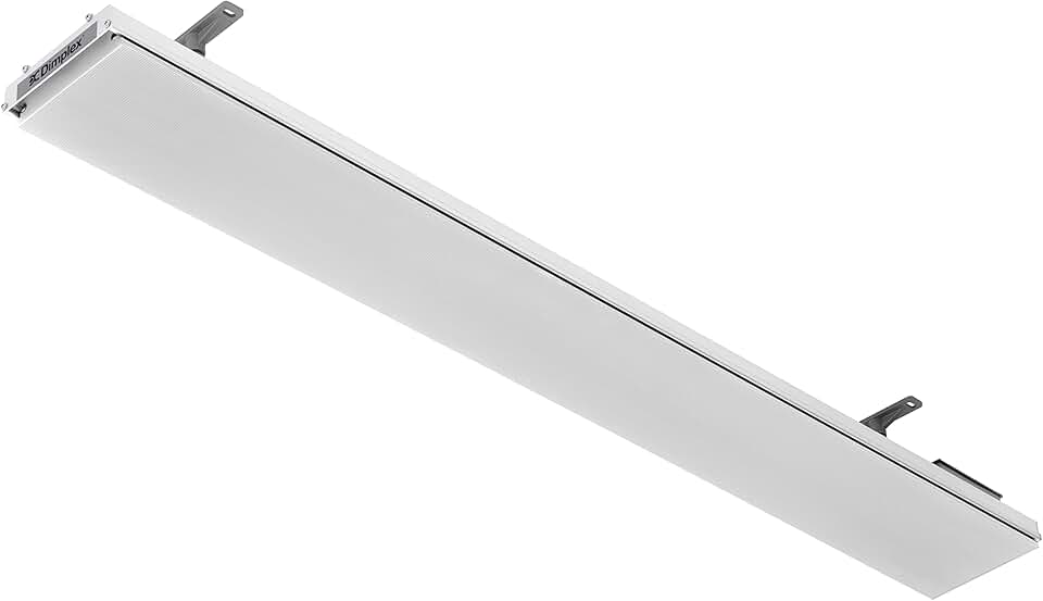 Dimplex DLW Series Outdoor/Indoor Radiant Heater (Model: DLW1500W12), 5118 BTU, 120 Volt, 1500 Watt, White