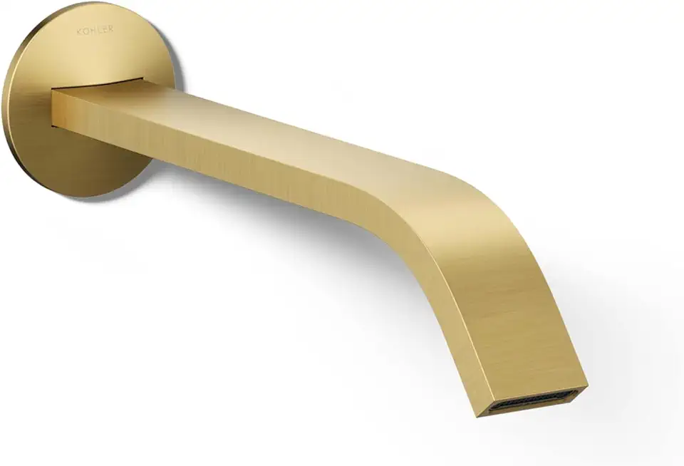 Kohler T23888-2MB Components Plumbing Fixtures, Vibrant Brushed Moderne Brass