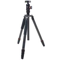 FotoPro X-Go Max 4-Section Carbon Fiber Tripod/Monopod with FPH-62Q Ball Head
