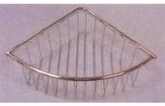 Valsan Essentials Deep Corner Basket Finish: Satin Nickel