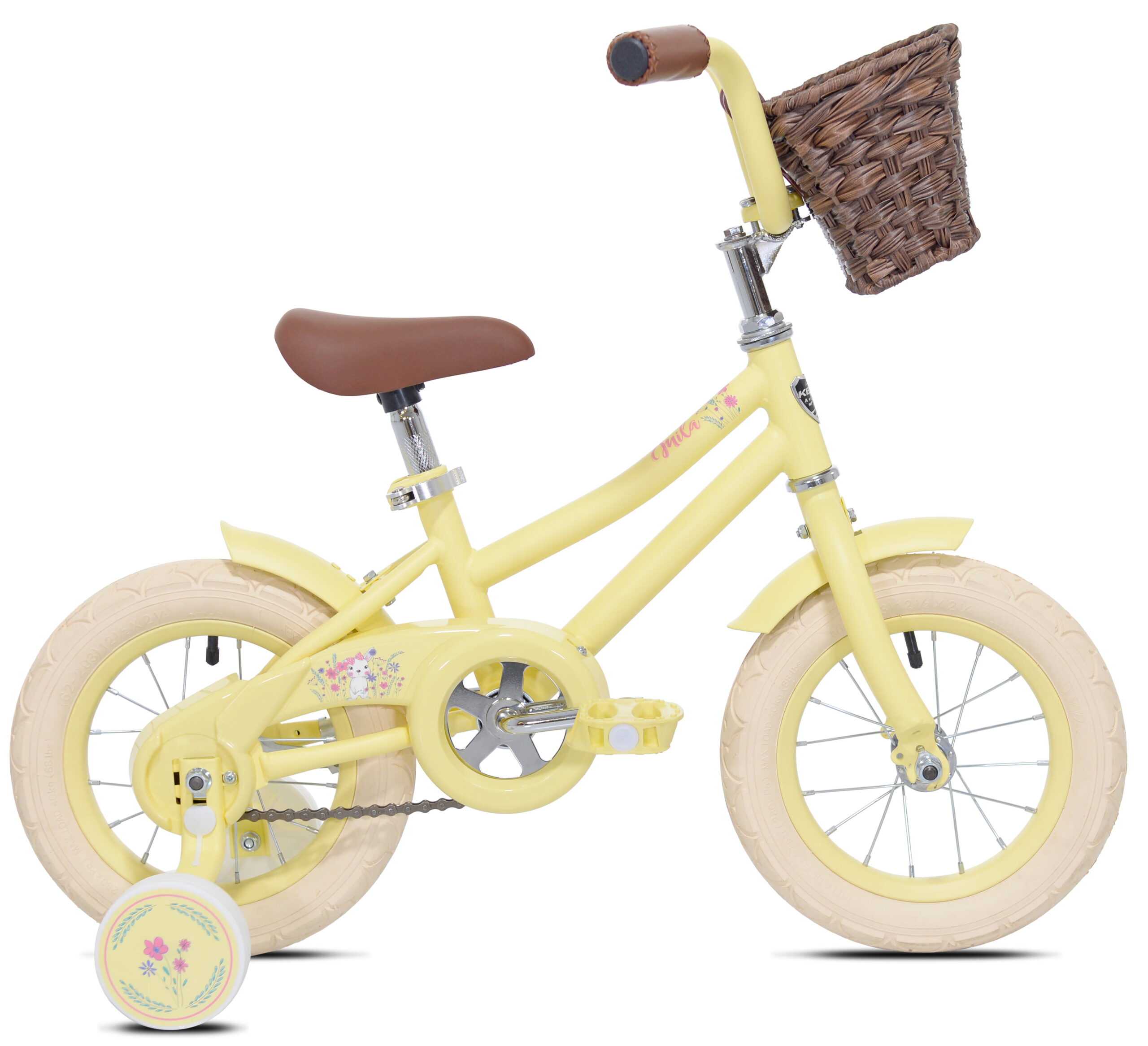 Kent Bicycle 12-inch Girls Mila Bicycle, Yellow