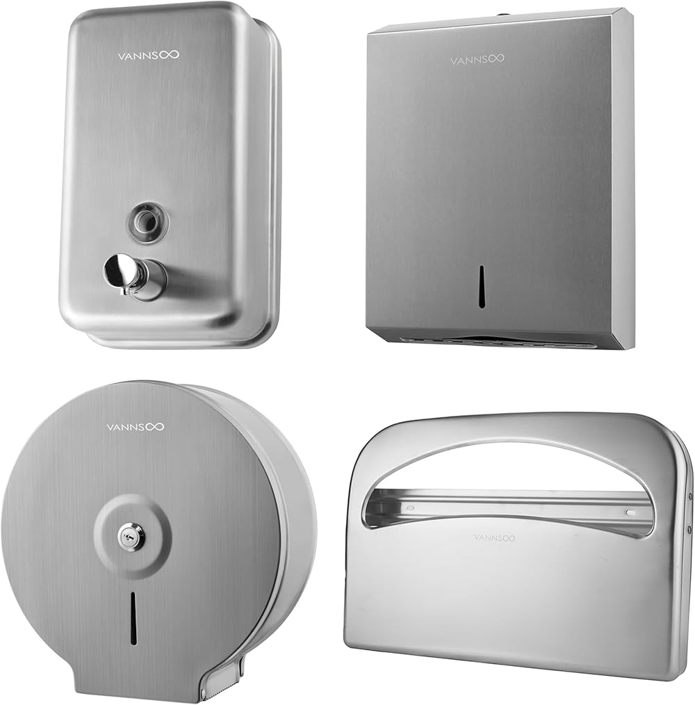 Soap Dispenser, Paper Towel Dispenser, Toilet Paper Dispenser