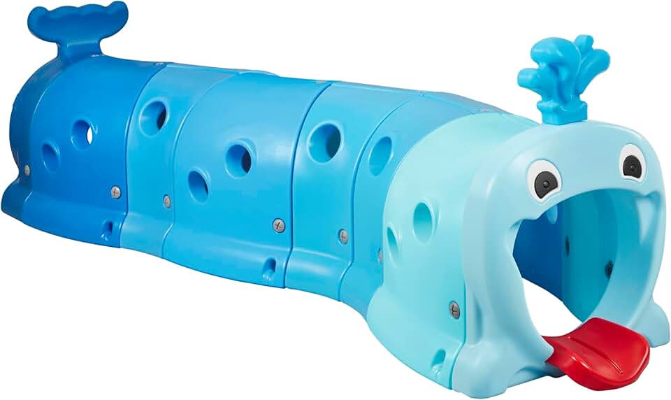 ECR4Kids Willow Climb-N-Crawl Whale, Mega, Play Structure