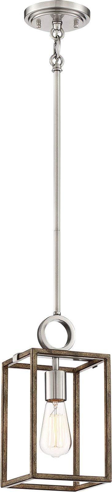 Minka Lavery 4010-280 Country Estates Rectangle Mini Pendant, 1-Light 60 Watt (13