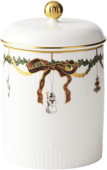 Royal Copenhagen Star Fluted Christmas 1016966 Jar with Lid