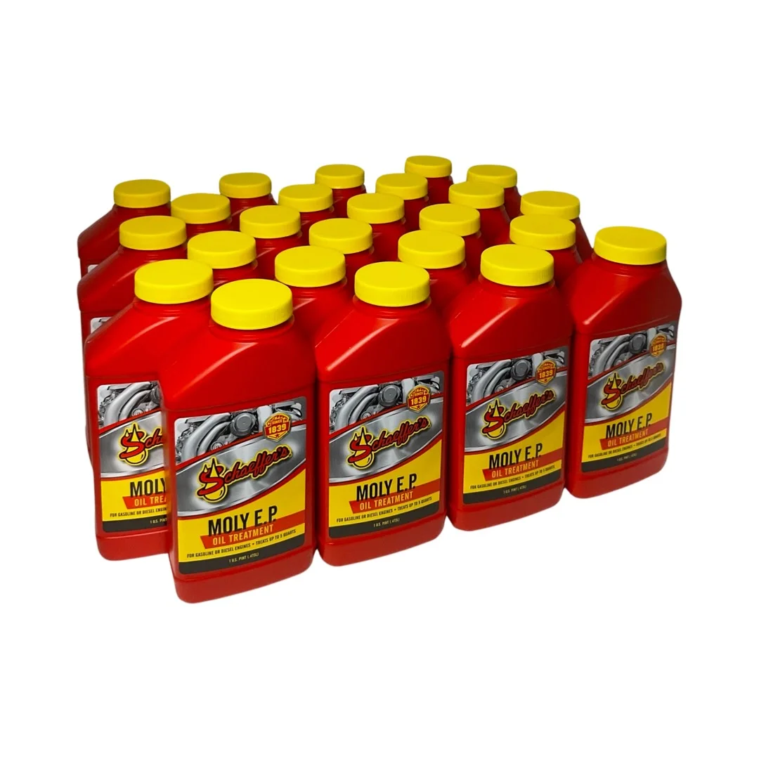 Schaeffer's 0132 - 24 Pack Moly E.P (Extreme Pressure) Oil Treatment for Diesel & Gasoline Engines - 1 pt. ea.
