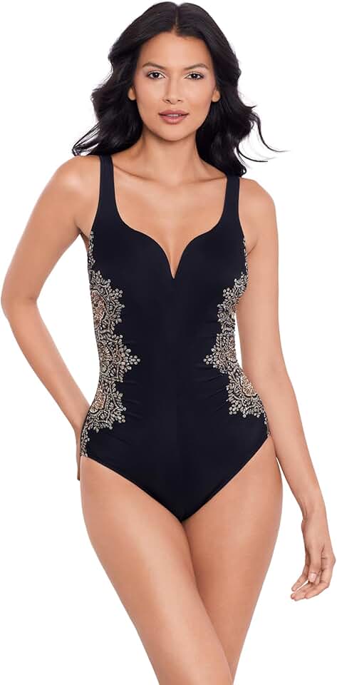 Miraclesuit Women's Slimming Swimwear Temptress Tummy Control Soft Cup One Piece Swimsuit