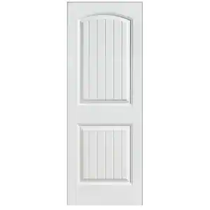 Masonite Cheyenne Smooth 2-Panel Camber Top Plank Hollow Core Primed Composite Single Prehung Interior Door