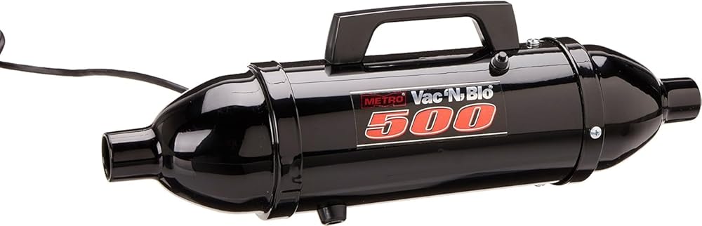 MetroVac VM12500T Vac N' Blo 500W Hand Vacuum & Blower, 120V, Powerful, Lightweight, All-Steel Construction, Dry Pickup, 60