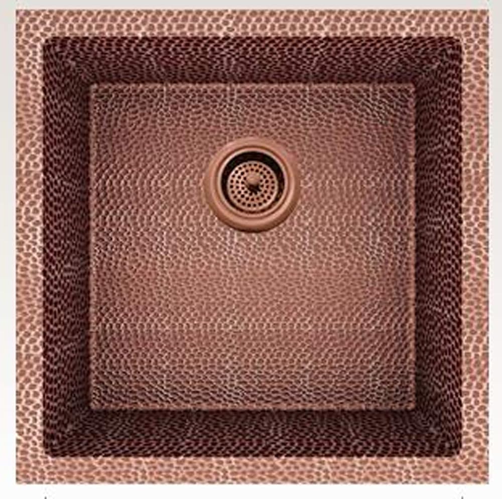 AI-29169 17 in. 16 Gauge CSA Approved Rose Copper Kitchen Sink