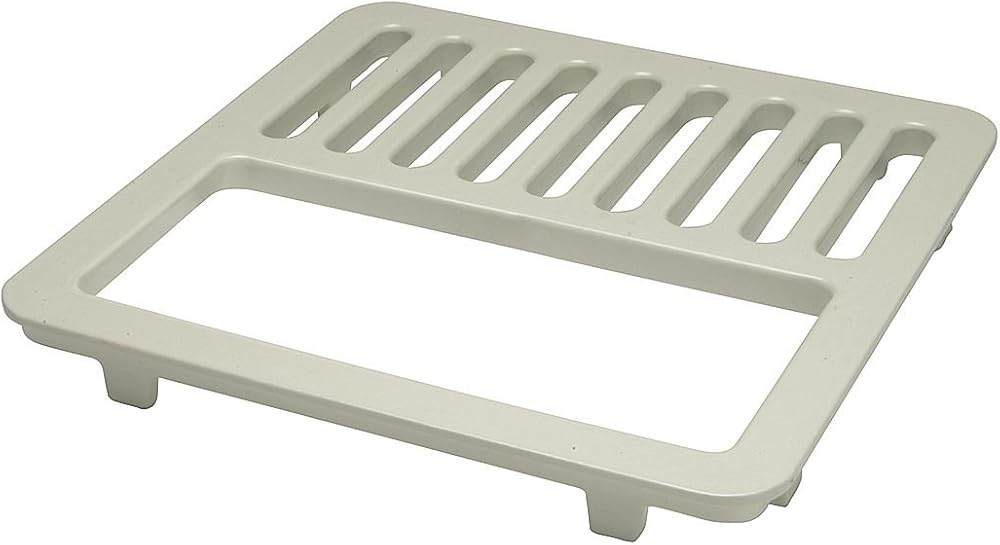 Half Floor Drain Grate,8-7/8 in L