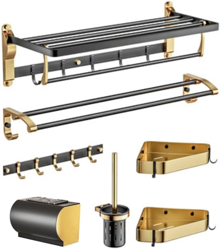 All Copper Towel Rack, Gold Towel Rack, Bathroom Storage Rack, Bathroom Pendant