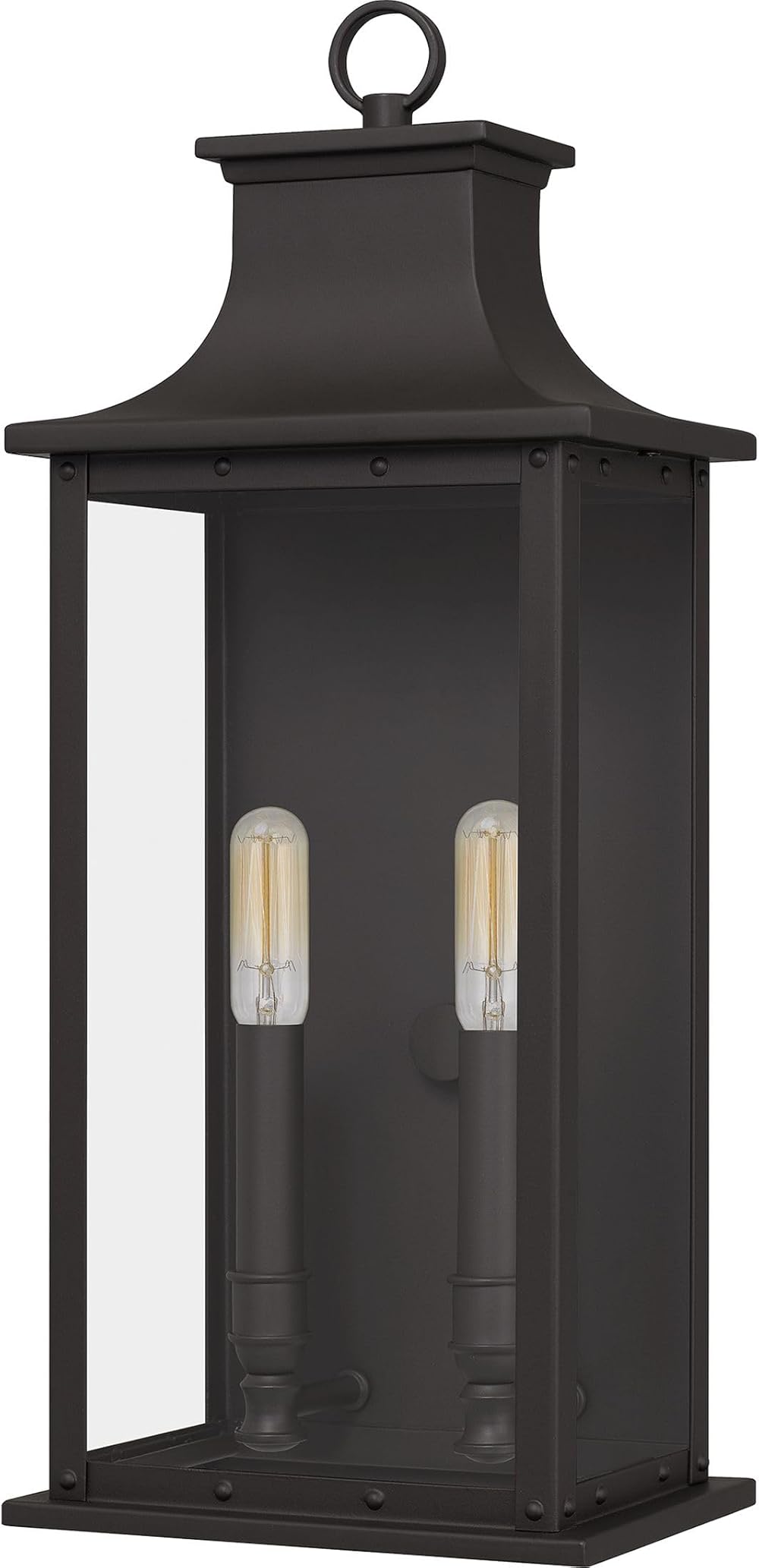 Coastal Armour ABY8408OZ Abernathy Industrial Showcase Classic Design Medium Outdoor Wall Lantern, 2-Light 120 Total Watts, 20
