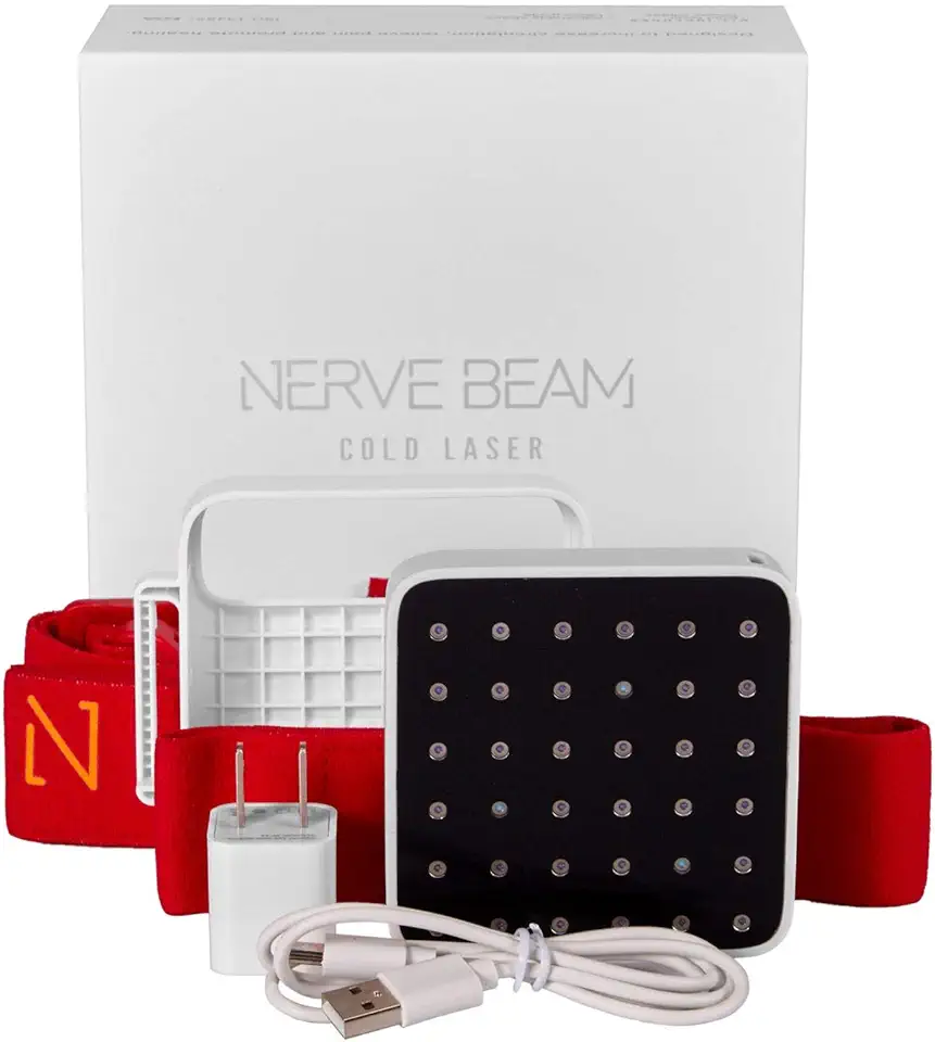 High Powered Infrared and Red Light Relief Machine for Pain & Joint Relief, 650nm Red Light, 808nm Infrared Cold Diodes for Knee, Feet, Back