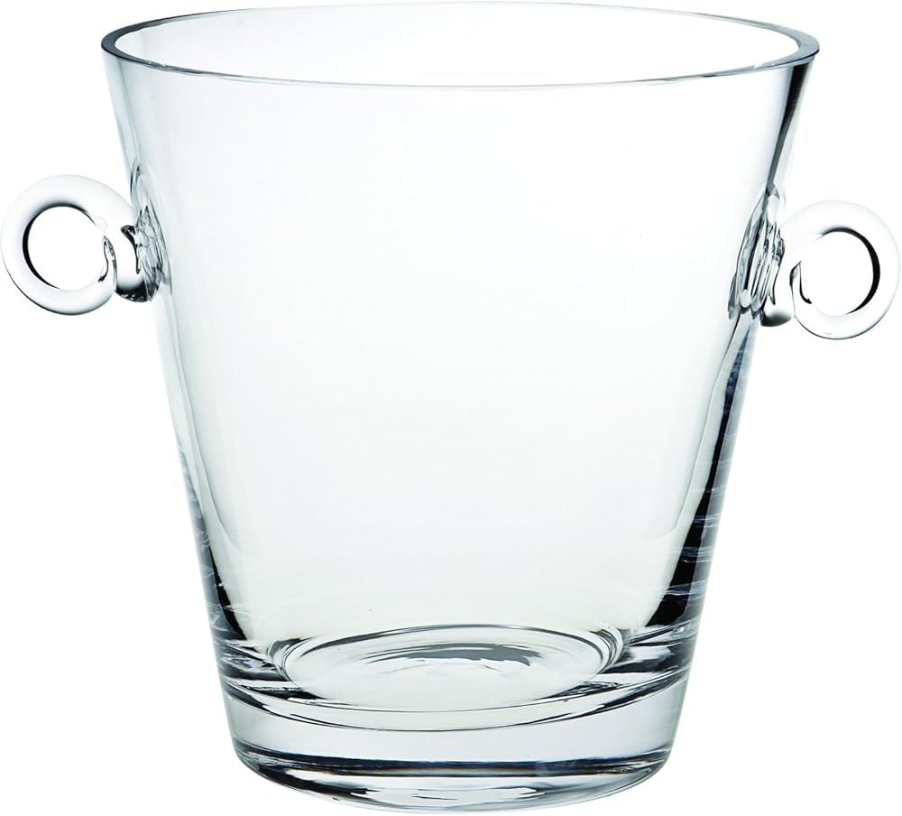 Elegant and Modern Crystal Mouth Blown Decorative Barware - Manhattan Cooler, 9 Inches