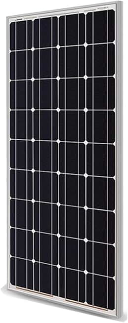 100W 200W Solar Panel 18V Rigid Glass Panel Monocrystalline Solar Cell 12V/24V Battery Charger RV Home System,100w