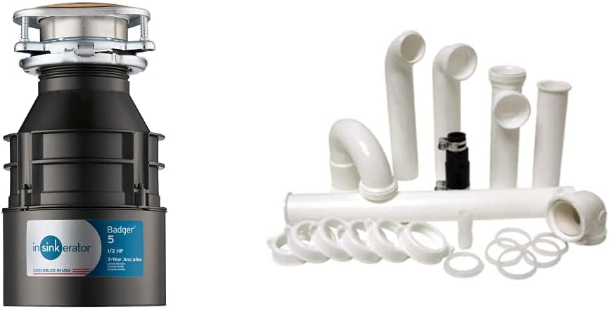 InSinkErator Badger 5 Garbage Disposal & PF WaterWorks Garbage Disposal Installation Kit