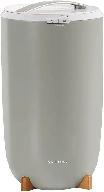 Deluxe Towel Warmer. Extra Large Capacity. Space Saving Design. Built in Timer.