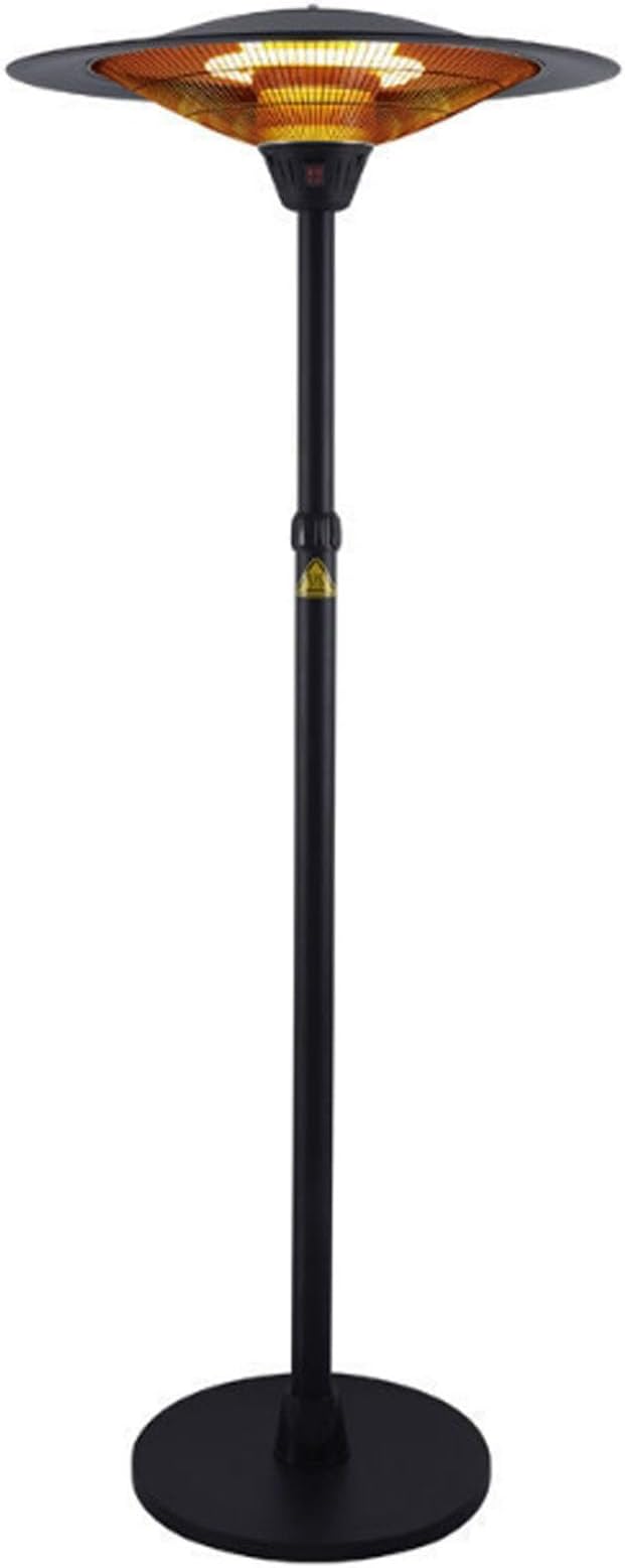 Electric Patio Heater, With Tripod Stand Umbrella Heater, Ip65 Waterproof App Control Outdoor Heater Fast Heating with Suitable for Outdoor Use in Courtyards