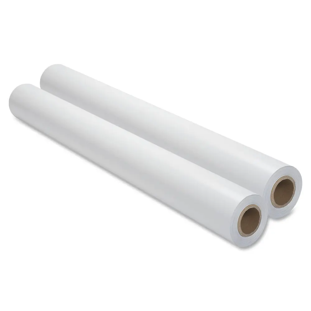 Everyday Adhesive Matte Polypropylene 2 Core, 42 x 75 ft, Matte White, 2/Pack