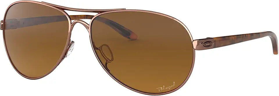 Oakley Women's Oo4079 Feedback Aviator Sunglasses