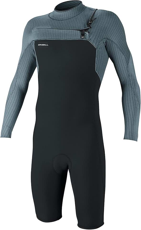 O'Neill Men's Hyperfreak 2mm Chest Zip Longsleeve Spring Wetsuit