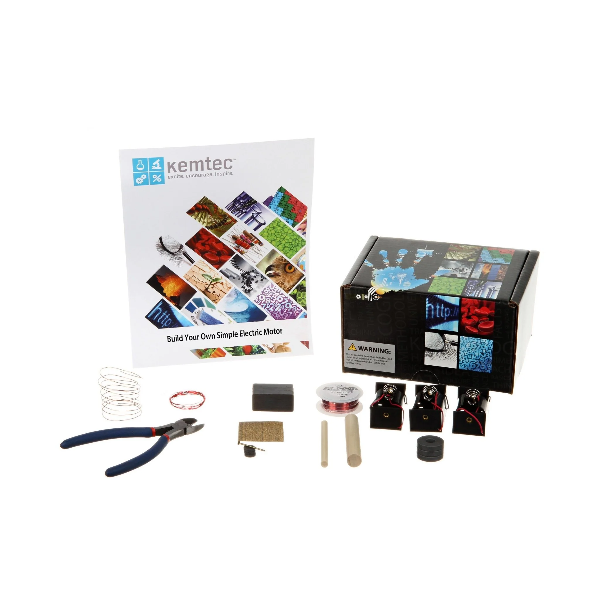 Kemtec Science: Build Your Own Simple Electric Motor - Single Kit