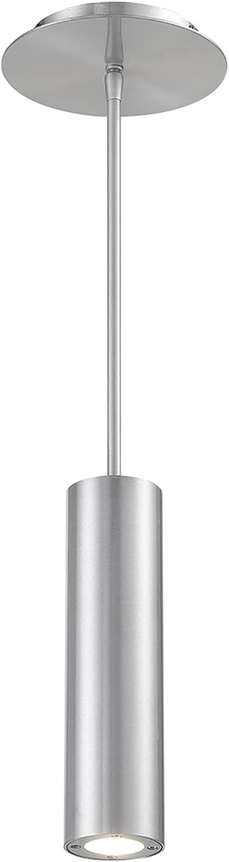 WAC Lighting Caliber 10in LED Pendant 3000K in Brushed Aluminum