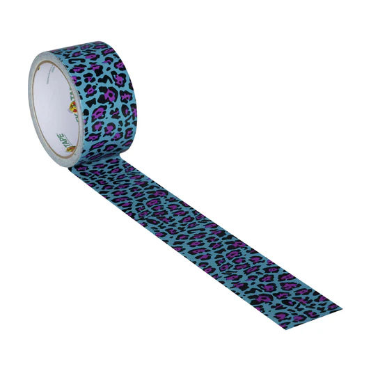 SHURTECH BRANDS LLCDuck 1.88 in. W x 10 yd. L Blue Leopard Duct Tape