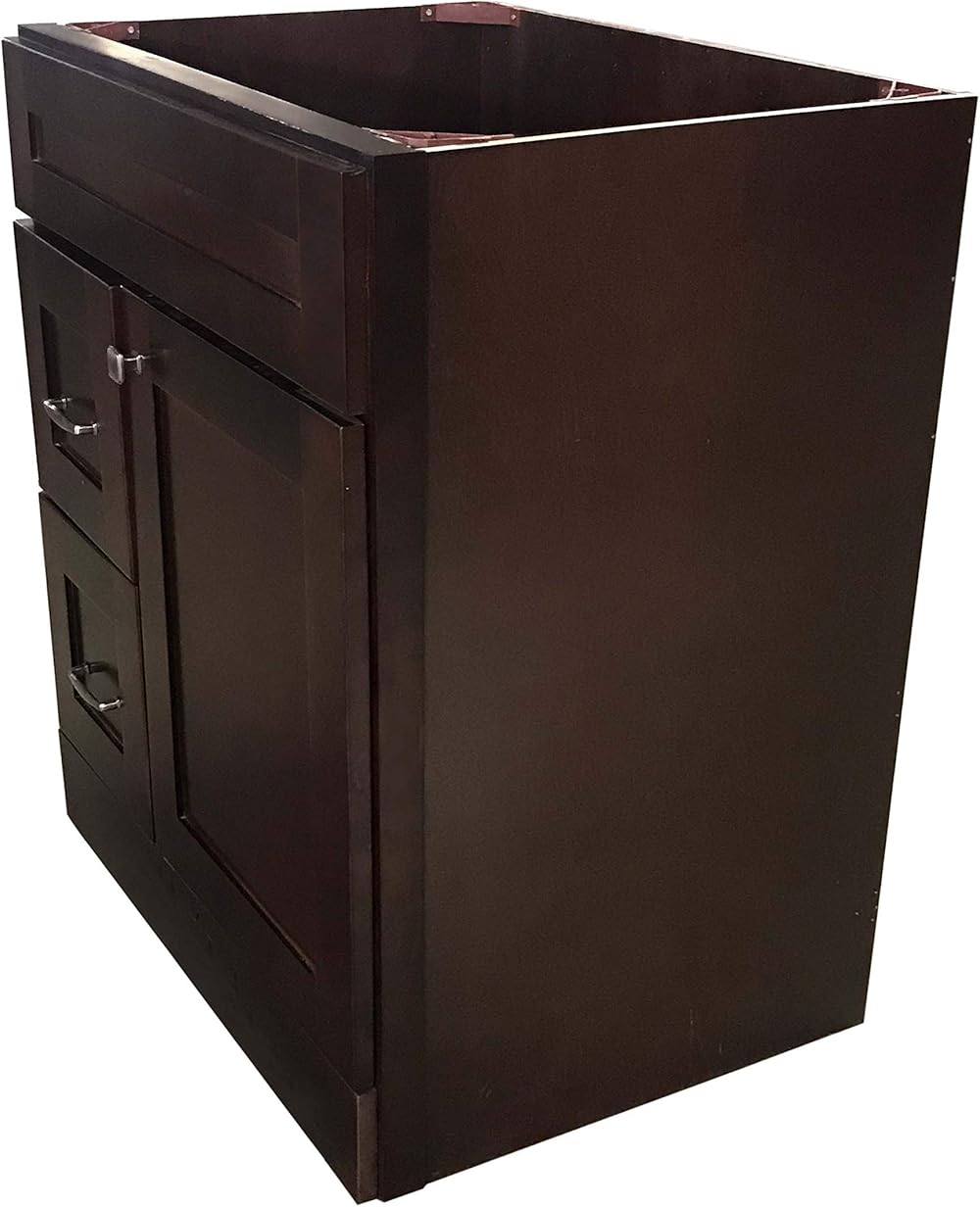 New Espreso shaker Single-sink Bathroom Vanity Base Cabinet 30