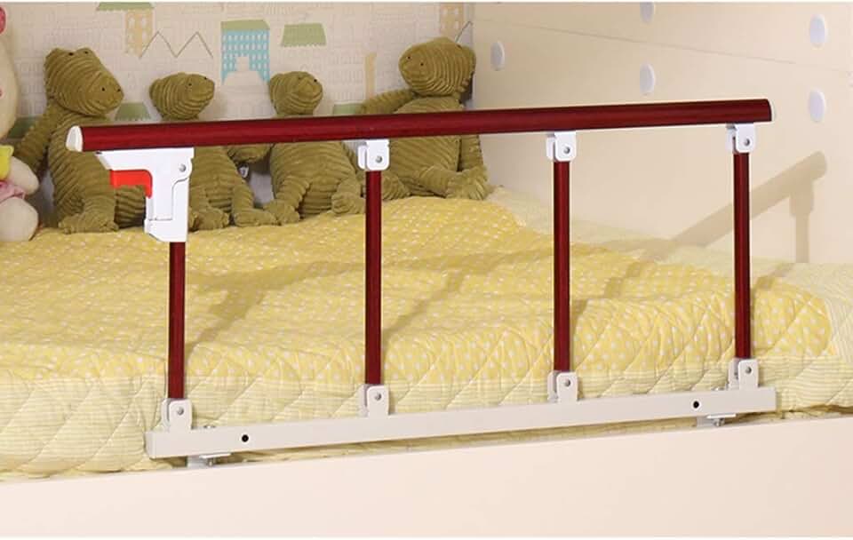 Bed Side Handrail Bed Guardrail Fence Assist Handle Bed Railing Folding Bedside Grab Bar Bumper (Size : 95X40CM) Safety Assisting Rails (Color : B, Size : 95X40CM) (A 95X40CM)