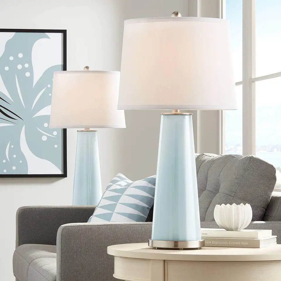 Color + Plus Leo Modern Table Lamps 29 1/2